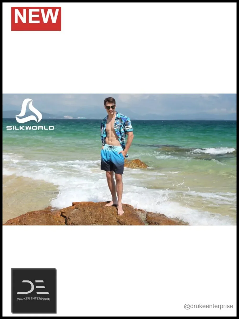 Men's Quick Dry Swim Trunks Compression Liner 2 in 1 Swimsuit